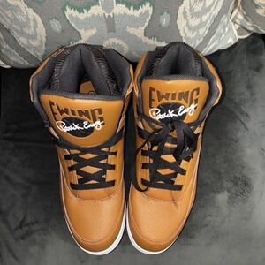 Ewing Athletics 33 Hi Wheat Blck White High Top Mens Sneakers 1BM01043-248 Sz 10